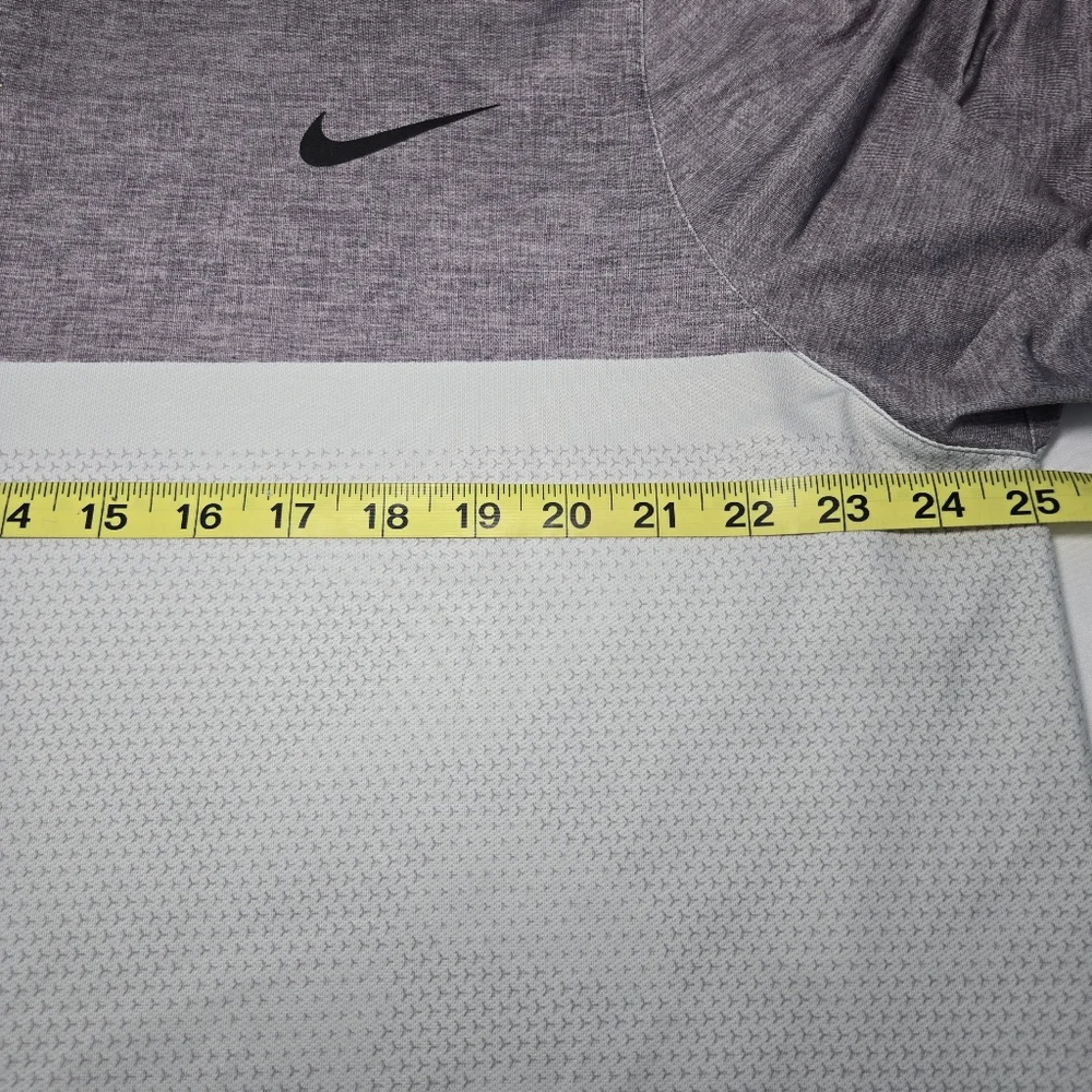 Nike Golf Polo‎ Mens XL Dri Fit Gray Short Sleeve Shirt